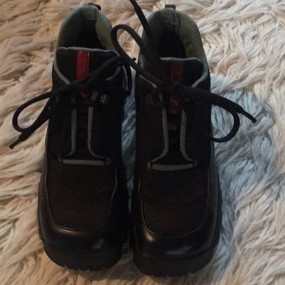 Prada low cut lug bootie- circa late 90s
